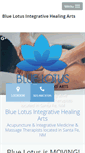 Mobile Screenshot of bluelotustribal.com